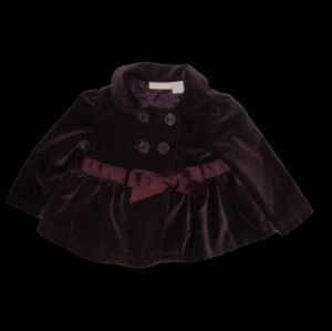 First Impressions Velvet Buttom Up Jacket Cardigan